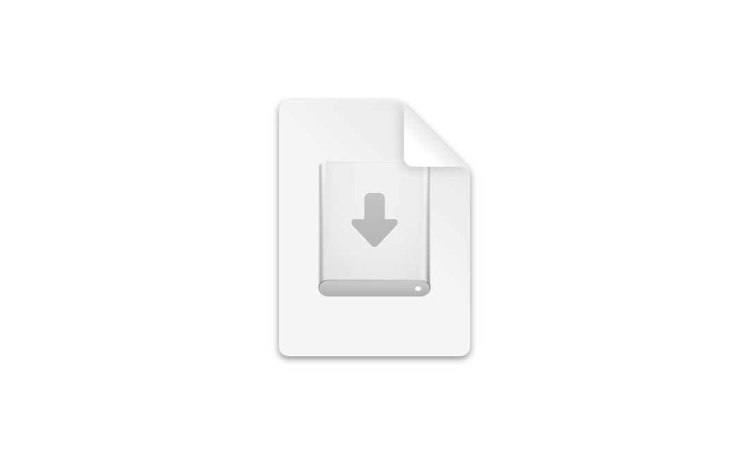 The downloaded Yaniko disk image file